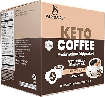 Amazon.com: Rapidfire Original Flavor High Performance Keto Coffee