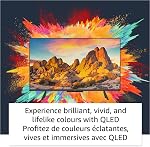 Amazon Feu TV 43" Omni QLED Series 4K UHD Intelligent TV, Dolby Vision IQ, Feu TV Expérience ambiante, mains libres avec Alexa