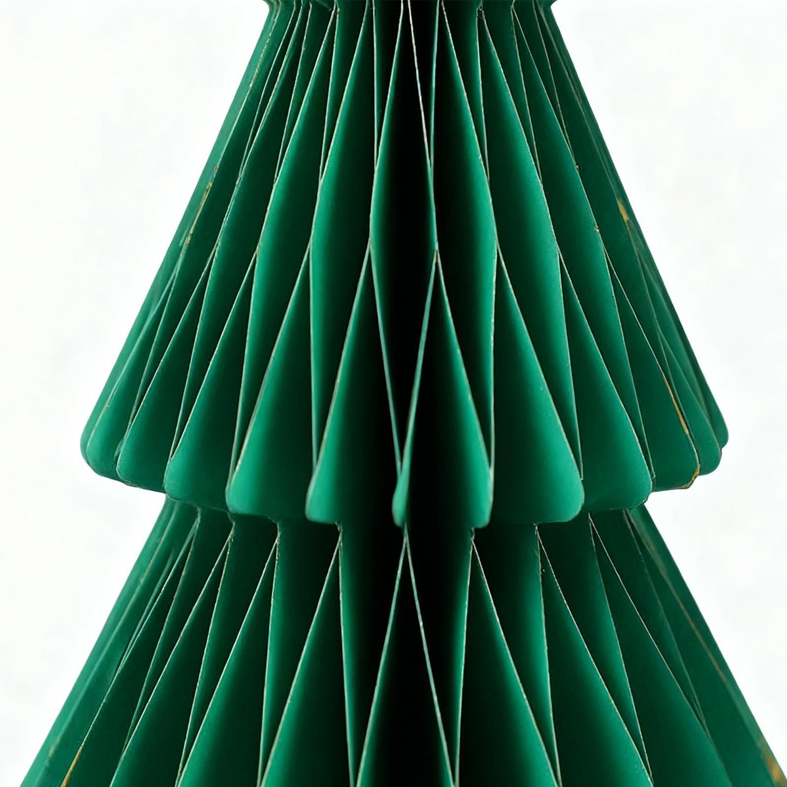 Árbol De Papel para Navidad 8 Piezas Centro De Mesa Decoración para | Decoración Navideña De Papel para Invierno Hogar Oficina Habitación Chimenea Apartamento Casa de Campo Repisa