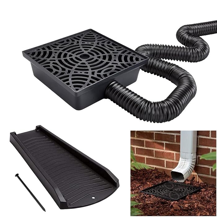 Buy 12in. No Dig Low Profile Catch Basin Downspout Extension with