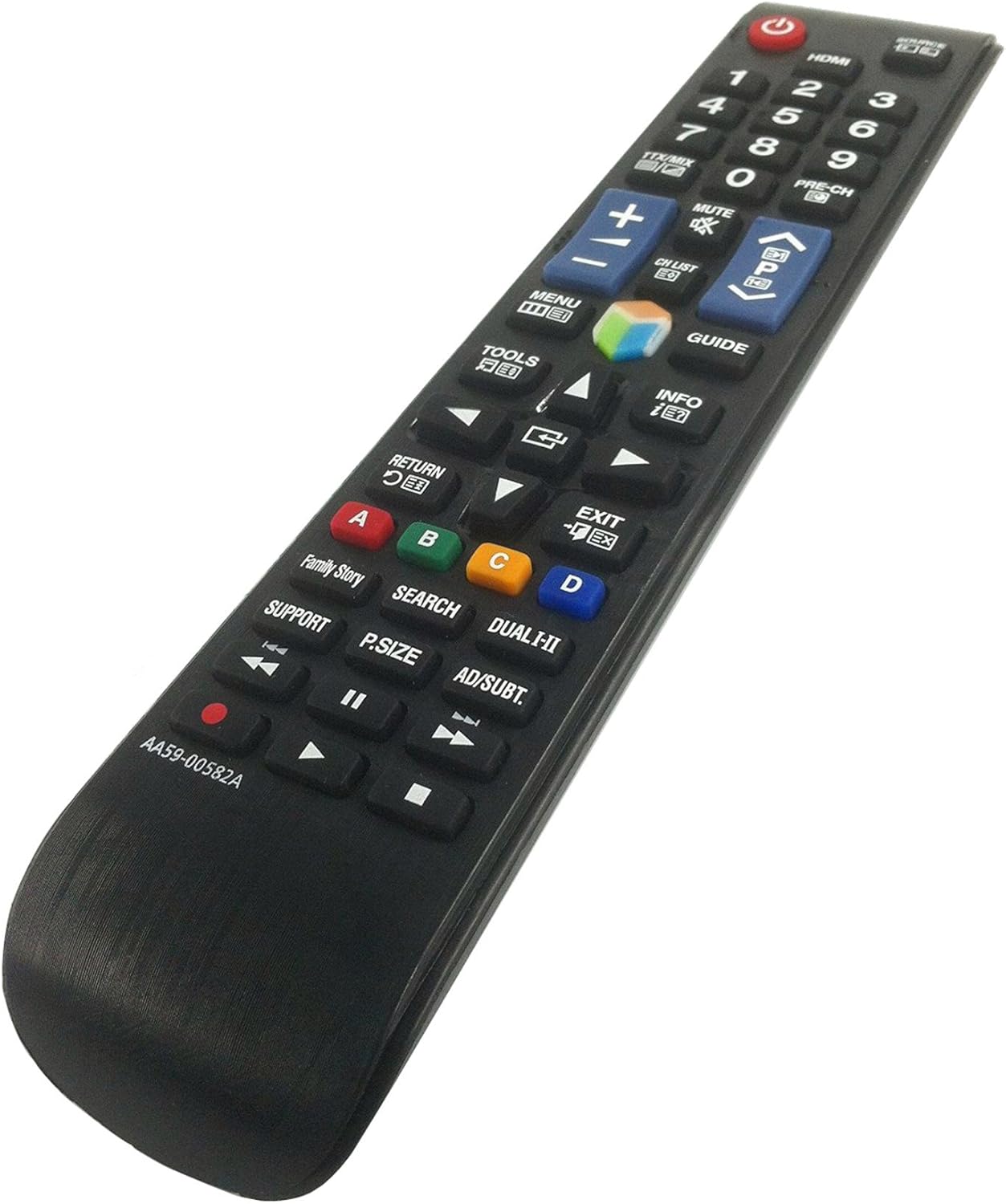 Angled view of VINABTY AA59-00582A Remote Control