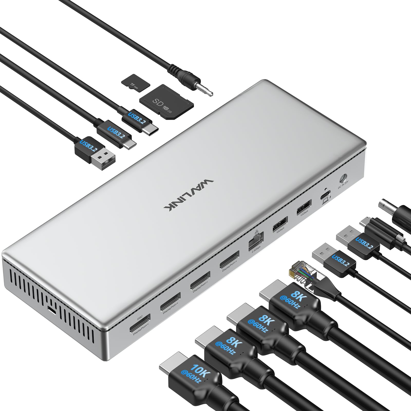 Amazon | WAVLINK DisplayLink DL7400 ドッキングステーション