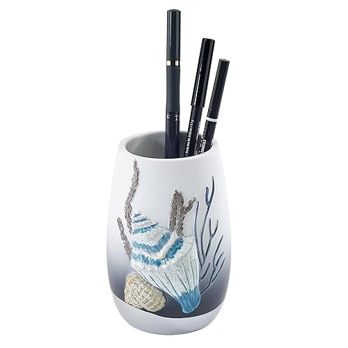 Miniatura 2 de Avanti Linens - Vaso, organizador de encimera, decoración de baño inspirada en Sealife (colección Blue Lagoon)