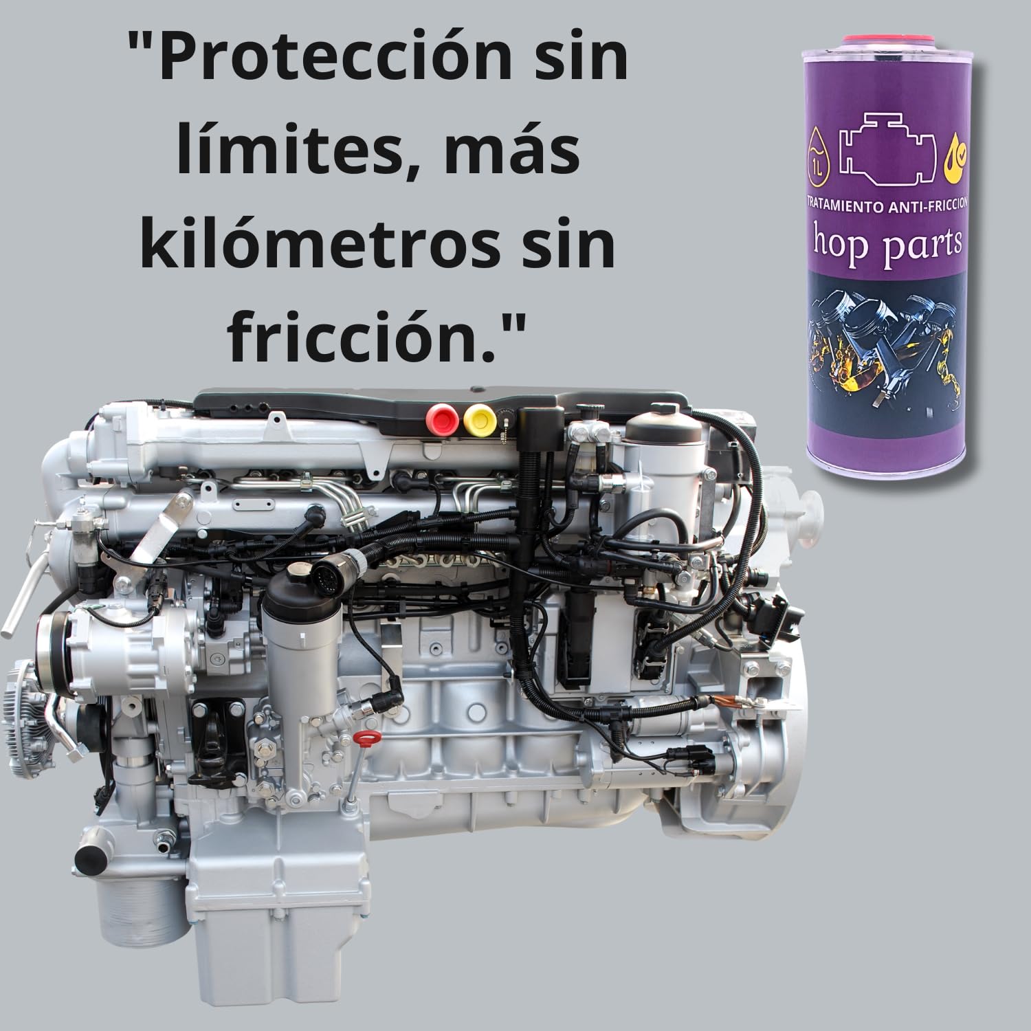 Tratamiento Antifricción Cerámico para Motores Industriales y Agrícolas 1 Litro