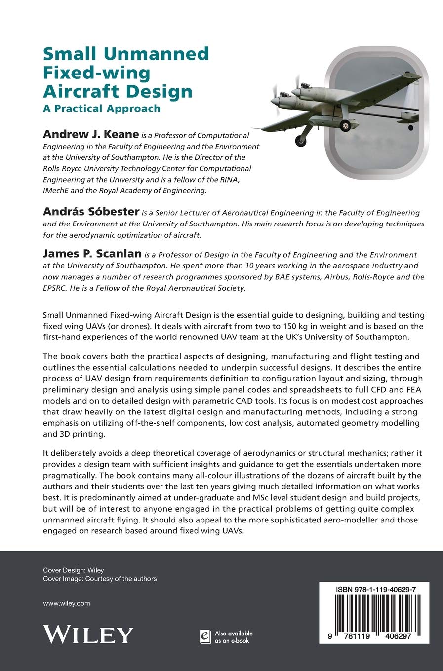 Small Unmanned Fixed-wing Aircraft Design: A Practical Approach (Aerospace Series)