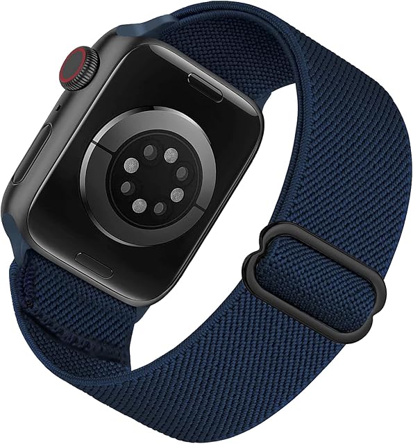 Stretchy Solo Loop Strap Compatible with Apple Watch Band 40/38/41mm 45/44/42/49mm,lalasis Nylon Adjustable Braided Sport Elastic Wristbands Women Men Strap for iWatch Series Ultra SE 8/7/6/5/4/3/2/1