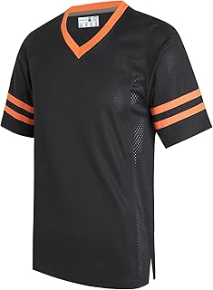 dolessismore Plain Men's Football Jerseys for Unisex V-Neck Fitness T-Shirts Workout Outfits Casual Party Tops