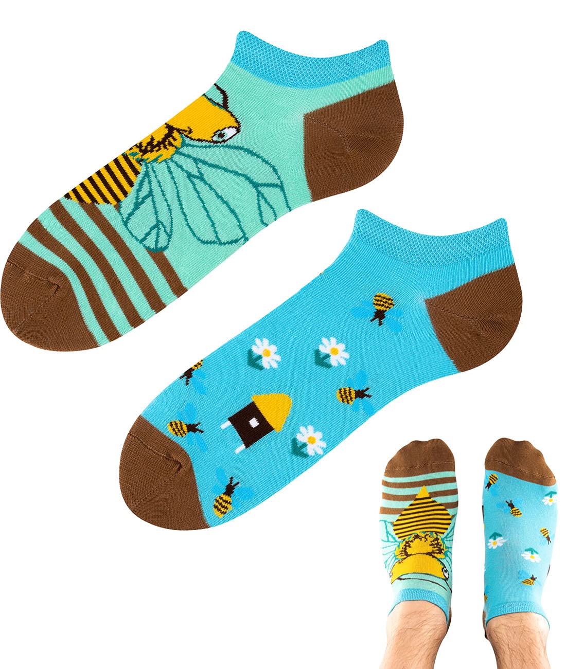 TODO Colours Lustige Socken mit Motiv - Mehrfarbige, Bunte, Verrückte für die Lebensfreude