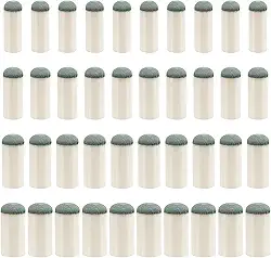40 peças de pontas de taco de sinuca sem necessidade de cola ou ferramenta, pontas de taco de bilhar 9 mm, 10 mm, 12 mm, 13 mm, pontas de taco de bilhar para sinuca e tacos de sinuca