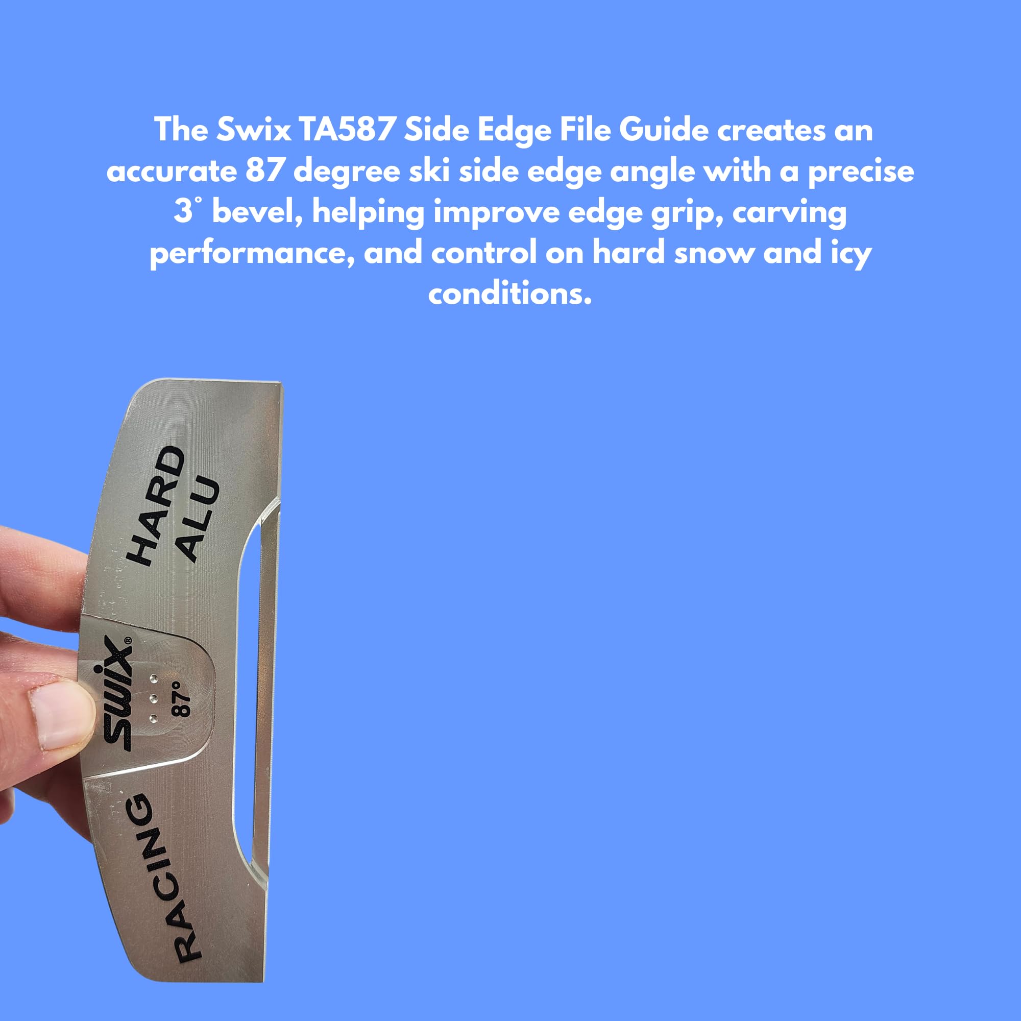 Amazon.com: Swix TA587 Side Edge File Guide, 87 Degree for Ski