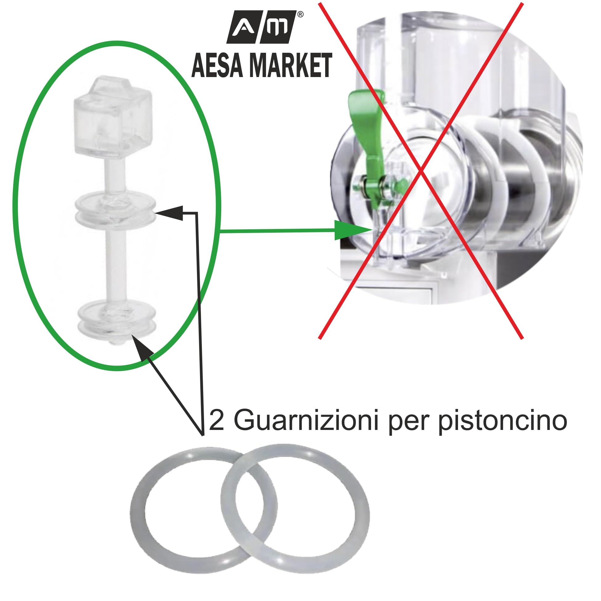 Rubinetto Completo Per Granitore Ugolini MiniGEL E Bras Bcream - Leva, Pistone, Molla E Fermo - Foto 6