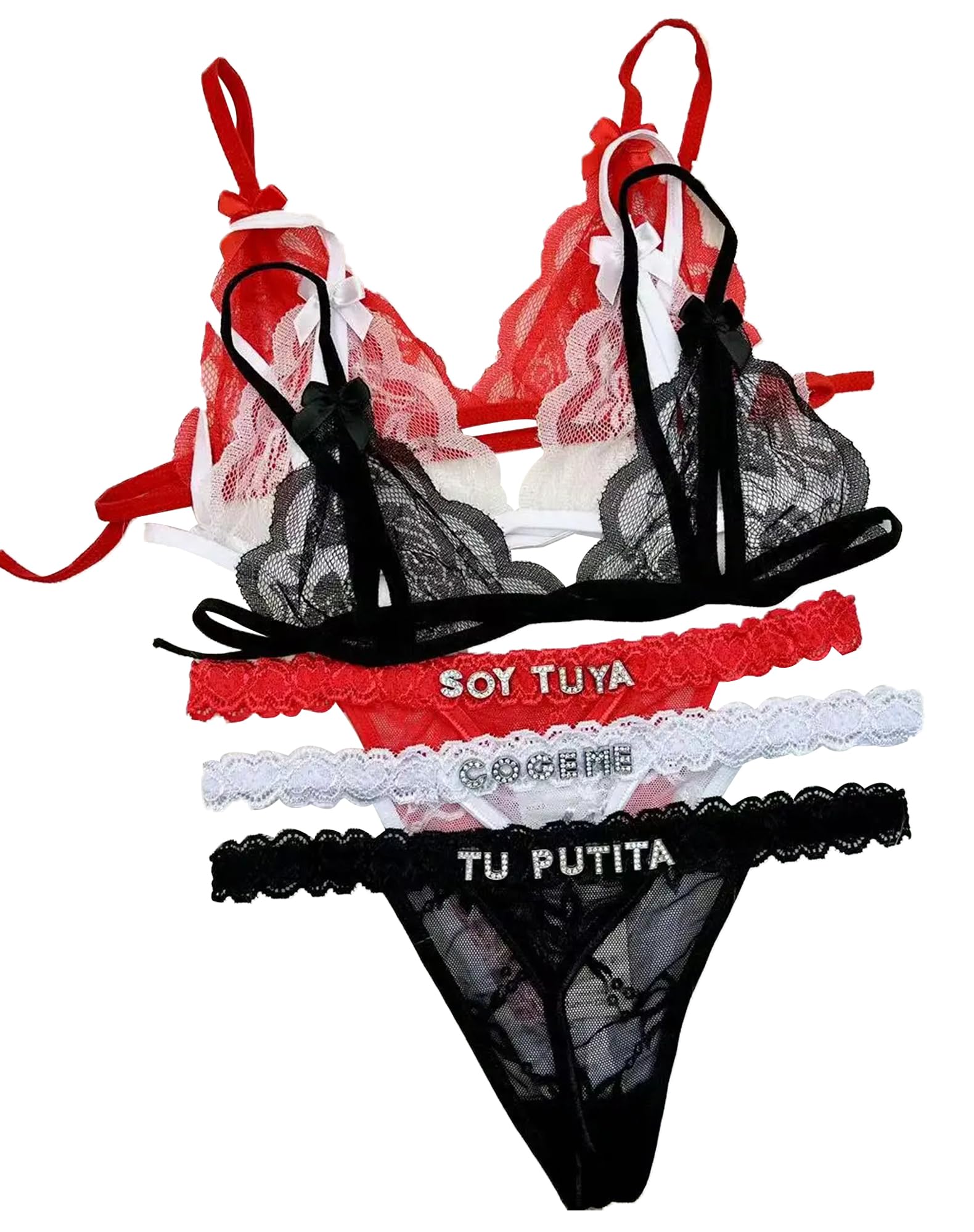 Personalised Thongs Women - Women's Lingerie Sets Panties Lacy Thong Custom Name Thong with Letters Gift for Her