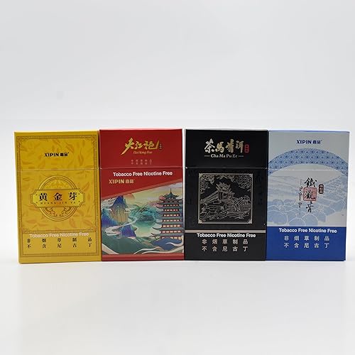 Miniatura 2 de Cigarrillos a base de hierbas, sin tabaco, sin nicotina, 4 paquetes de 20 palitos cada uno, ayuda a dejar de fumar