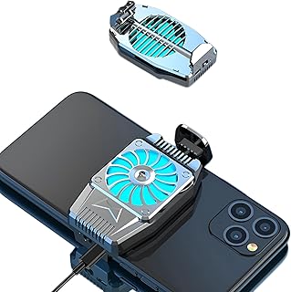 [Bebemax]【ゲーム用冷却器】スマホ熱暴走防止 3段階風量&静音ダブル機能 携帯型冷却ファン X52冷却搭載 接続対応 モバイルゲーマー専用 軽量設計（109g）夏の熱対策に適 H15プラグインモ 銀