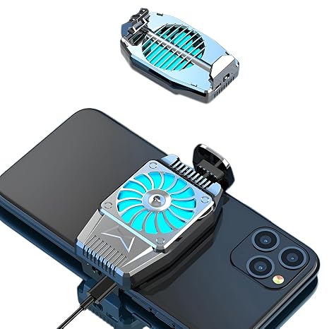 mocolyスマホ冷却ファン H153段風量+静音機能携帯型熱冷却/ゲームプレイ集中設計/USB接続 109g軽量 熱帯電防止に効果的 H15プラグインモ 銀