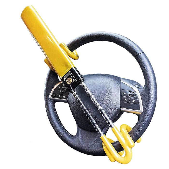 Buy UKB4C Heavy Duty Steering Wheel Lock for Car and Van High