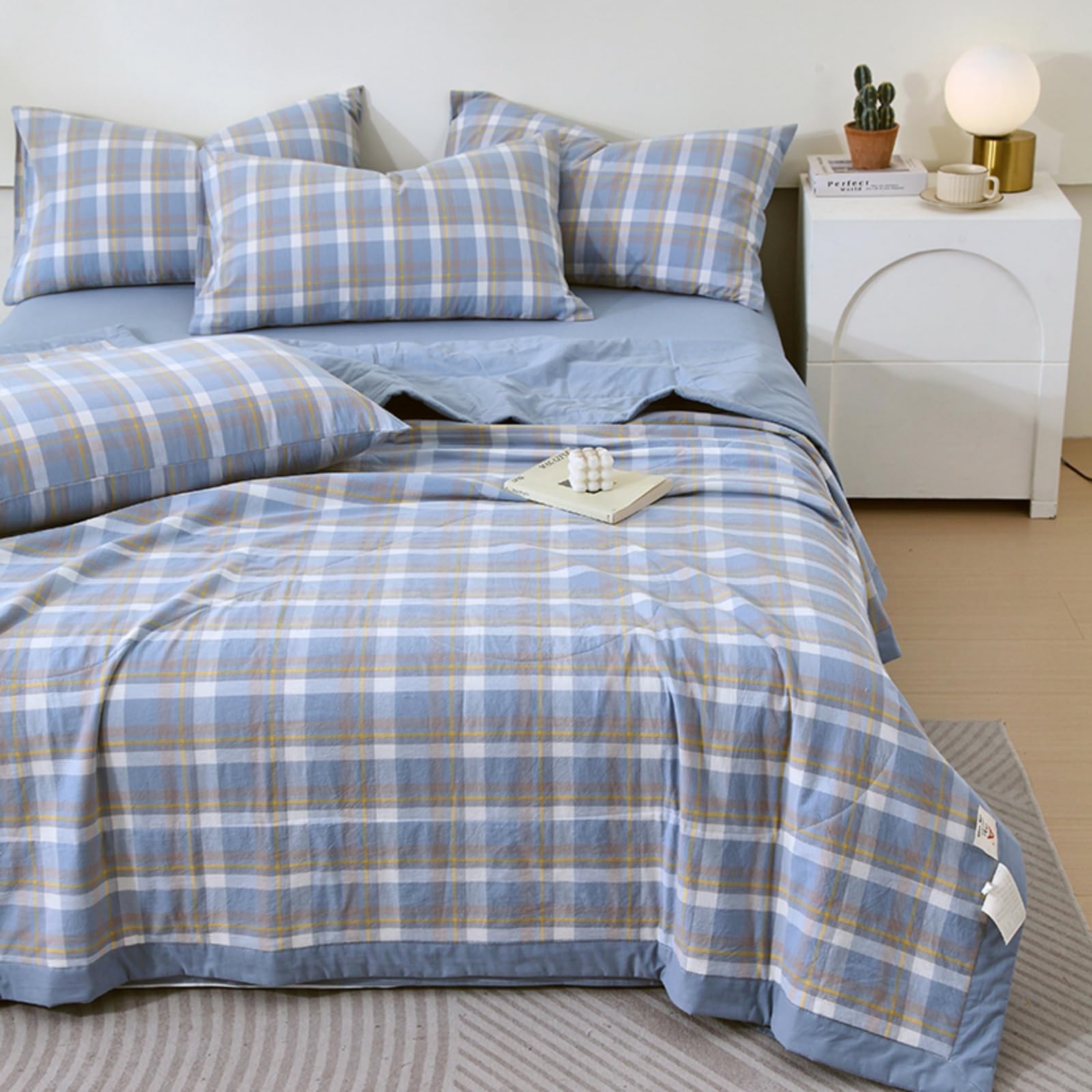 Odot Edredón Sin Funda 2.5 TOG Single A King (Estilo de Cuadros 9,180x200cm)