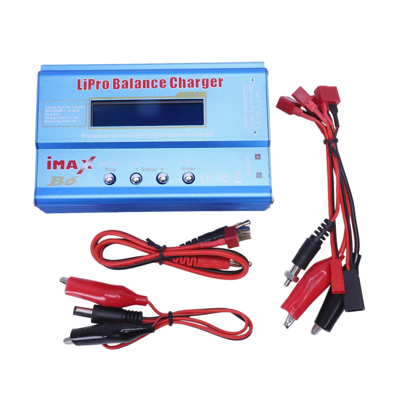 B6 Digital LCD RC NiMh Battery Balance Charger accessories