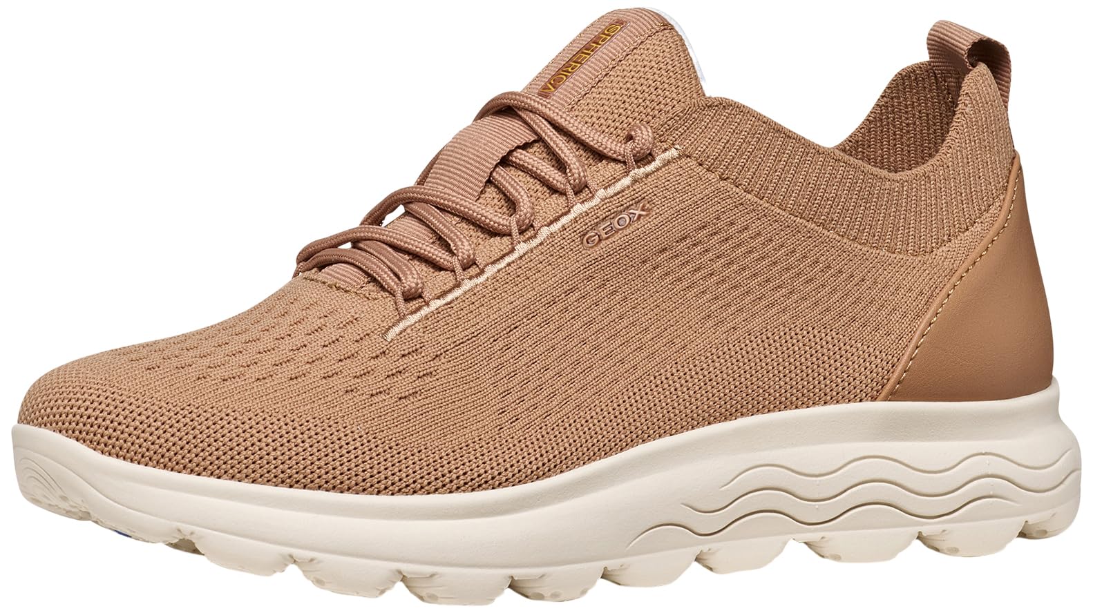 Geox Women's D SPHERICA A Trainers, Beige, 41 EU