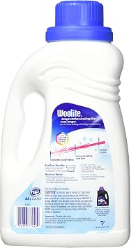 Woolite Clean & Care Liquid Laundry Detergent, 2x33 Loads, 2x50oz, Regular& HE Washer, Gentle Cycle, sparkling falls scent,packaging may vary