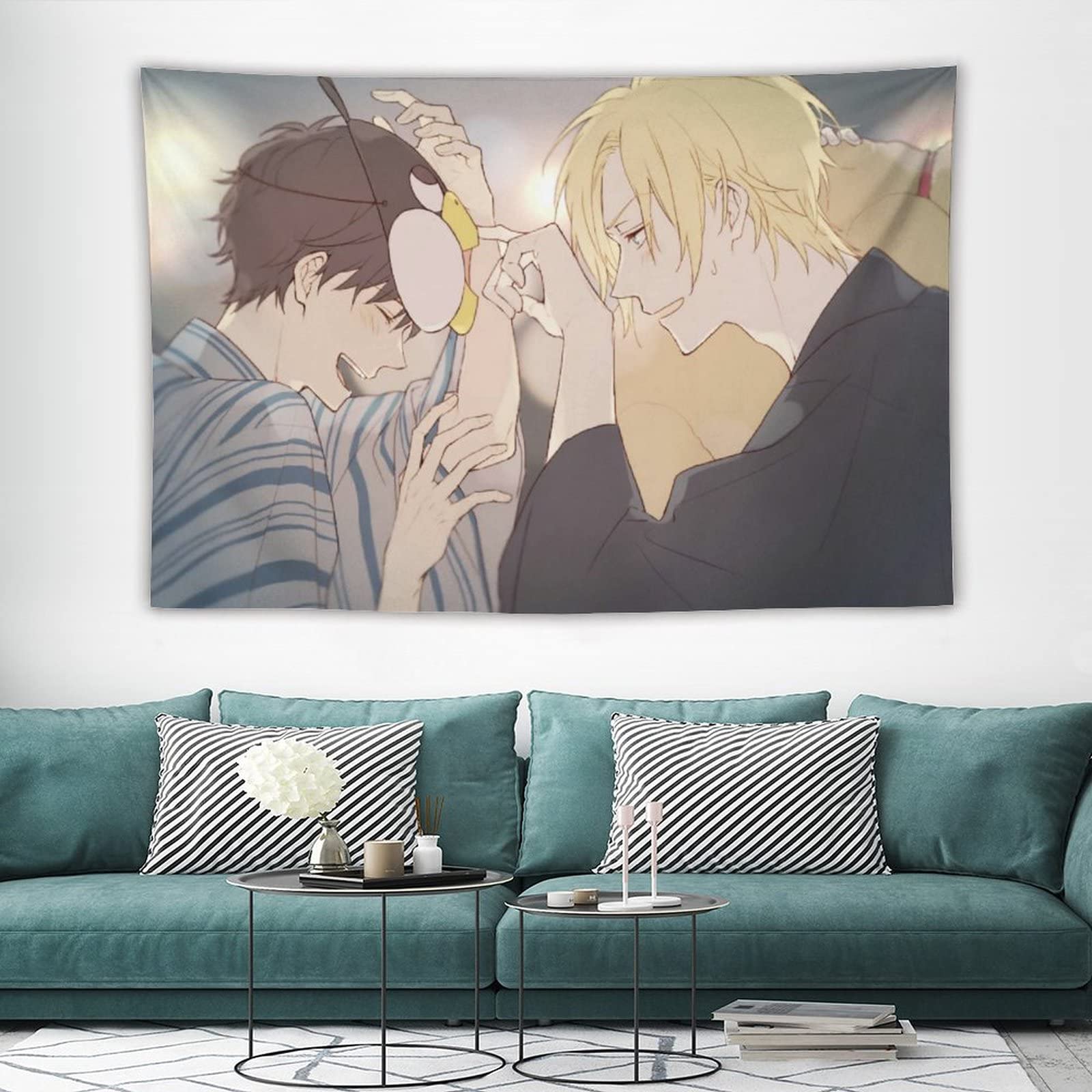 Amazon.co.jp: タペストリー かわいいアニメ柄 BANANA FISH バナナ