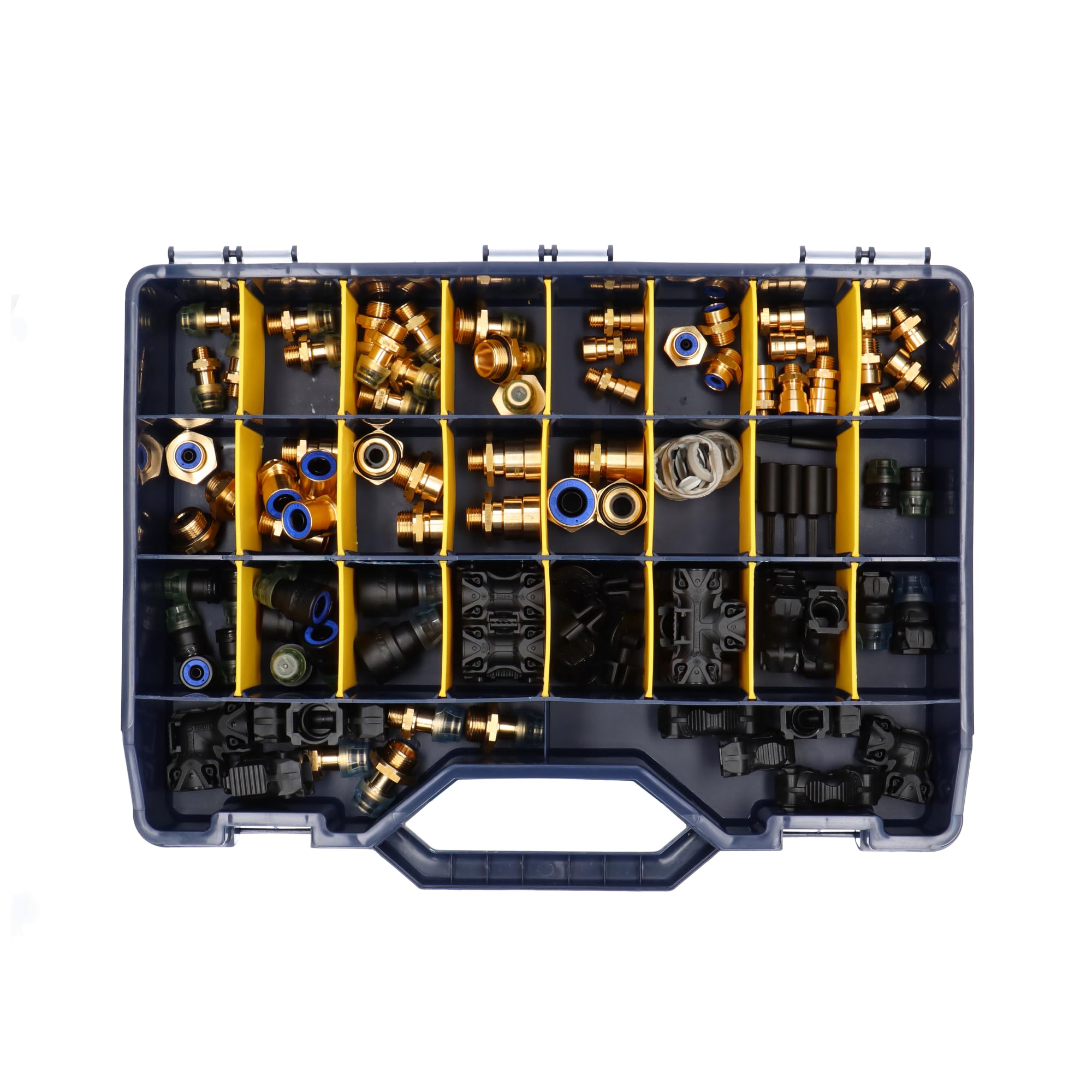 SAMETRUCK Steckverbinder ABC Newline Verbinder Druckluft Verschraubung Sortiment Pneumatik M12 M14 M16 M22