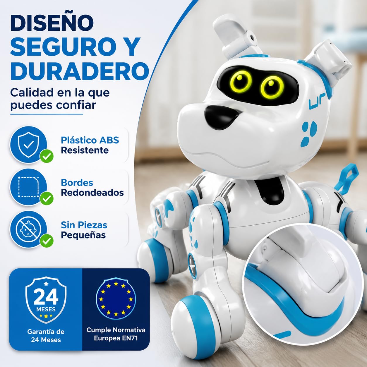 Xtrem Bots - Bobby | Perro Robot | Perro Robot Inteligente | Robots Juguete | Robots Programable Niños | Juguetes Niños 5 Años | Regalos para Niños 5 Años O Más