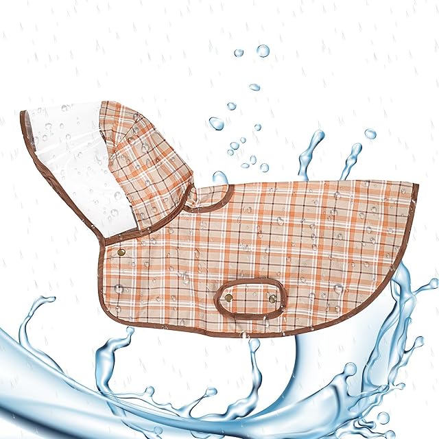 Abrigo impermeable para perros - Sudadera con capucha para perros transparente para lluvia