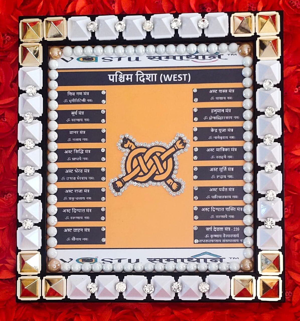 VSP VASTU SAMADHAN - 46 PYRA WEST DISHA - Ultimate Combo of WEST DISHA Mantra - Yantra and Pyramids/Remedy Designed to Cure/Remove VASTU DOSHA/DOSH of WEST Direction DISHA