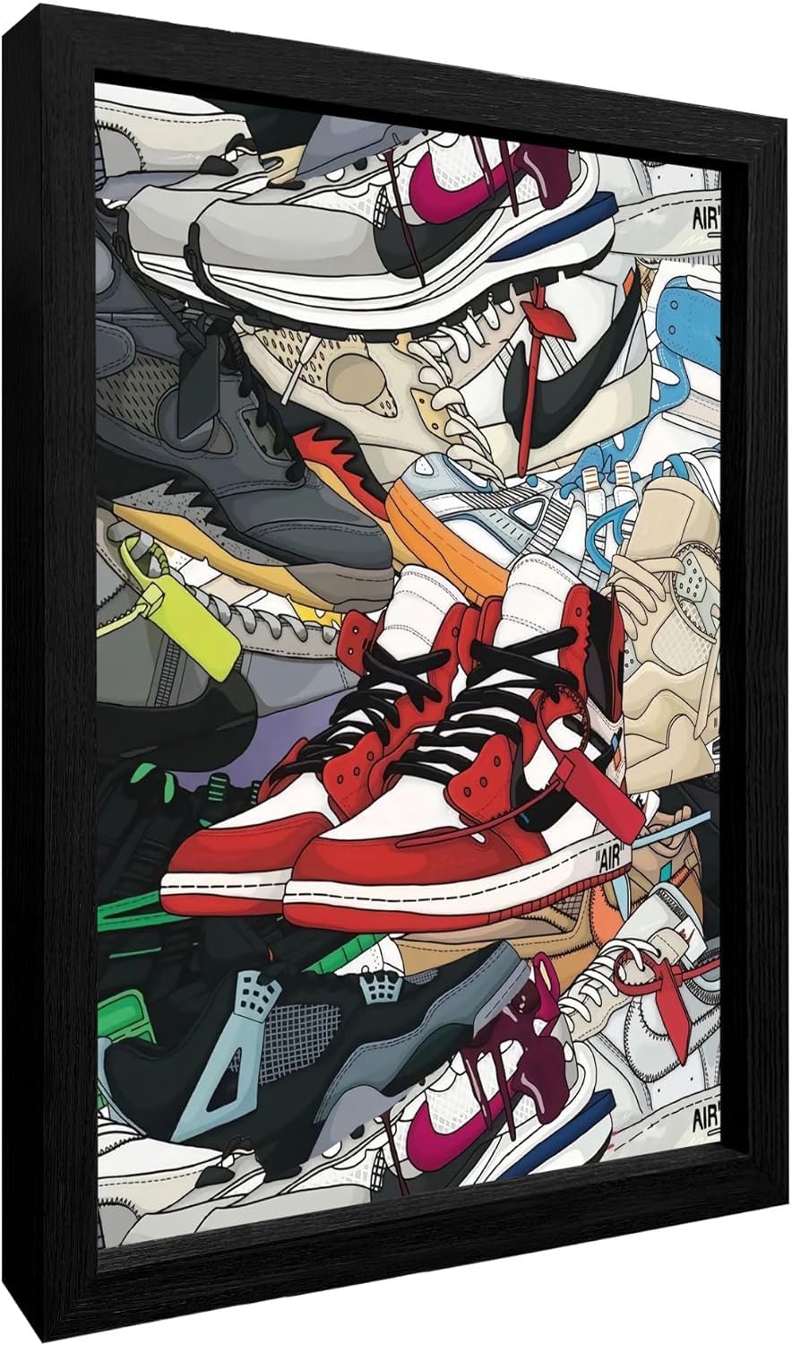 Amazon.com: jenesaisquoi (16 x 24 inches- AJ Art Wall, Sneaker
