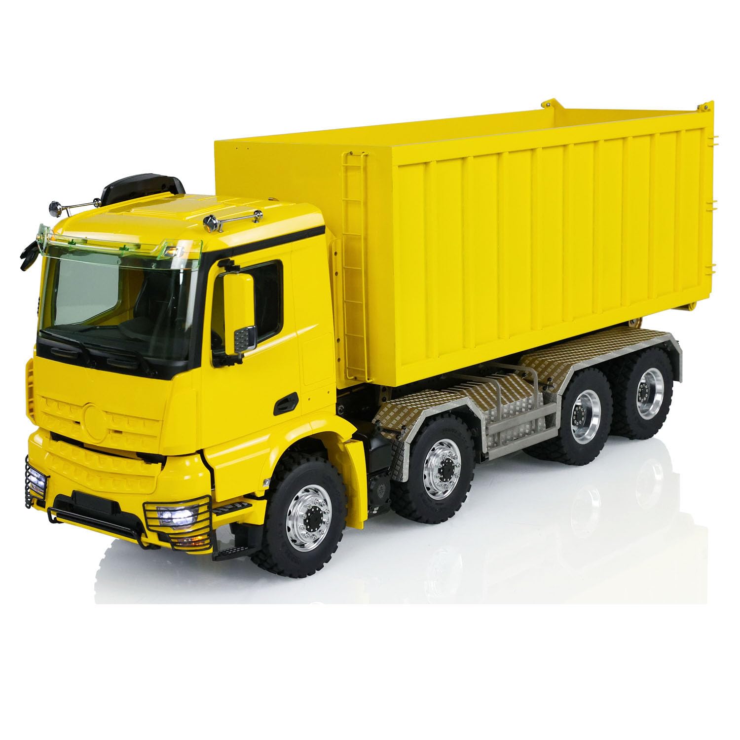 Toucan RC Hobby 8X8 Lesu 1 14 Hydraulic RC Dump Truck Roll On Off Metal Waste Bin Tipper