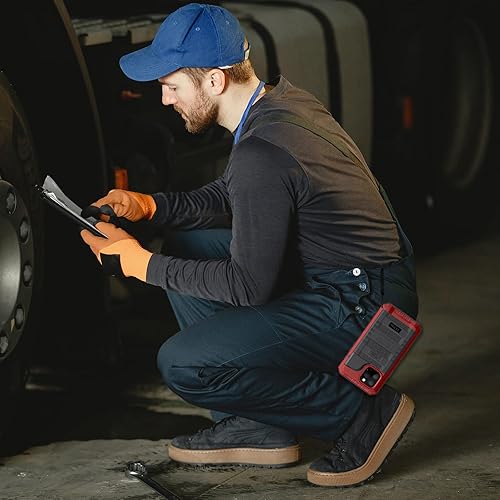 Miniatura 47 de Beasyjoy Funda impermeable para iPhone 13, funda de metal con protector de pantalla integrado, resistente protección de cuerpo completo, grado