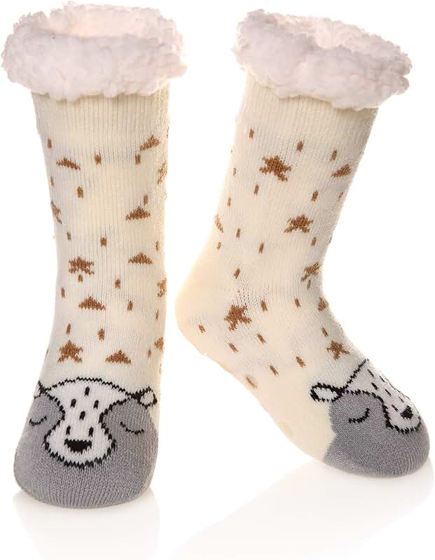 kids slipper socks with grippers