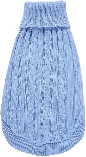 Miniatura 5 de CHBORCHICEN Suéteres de punto para perros pequeños, suéter de punto para mascotas, sudadera cálida para perro, ropa de invierno, suéter para