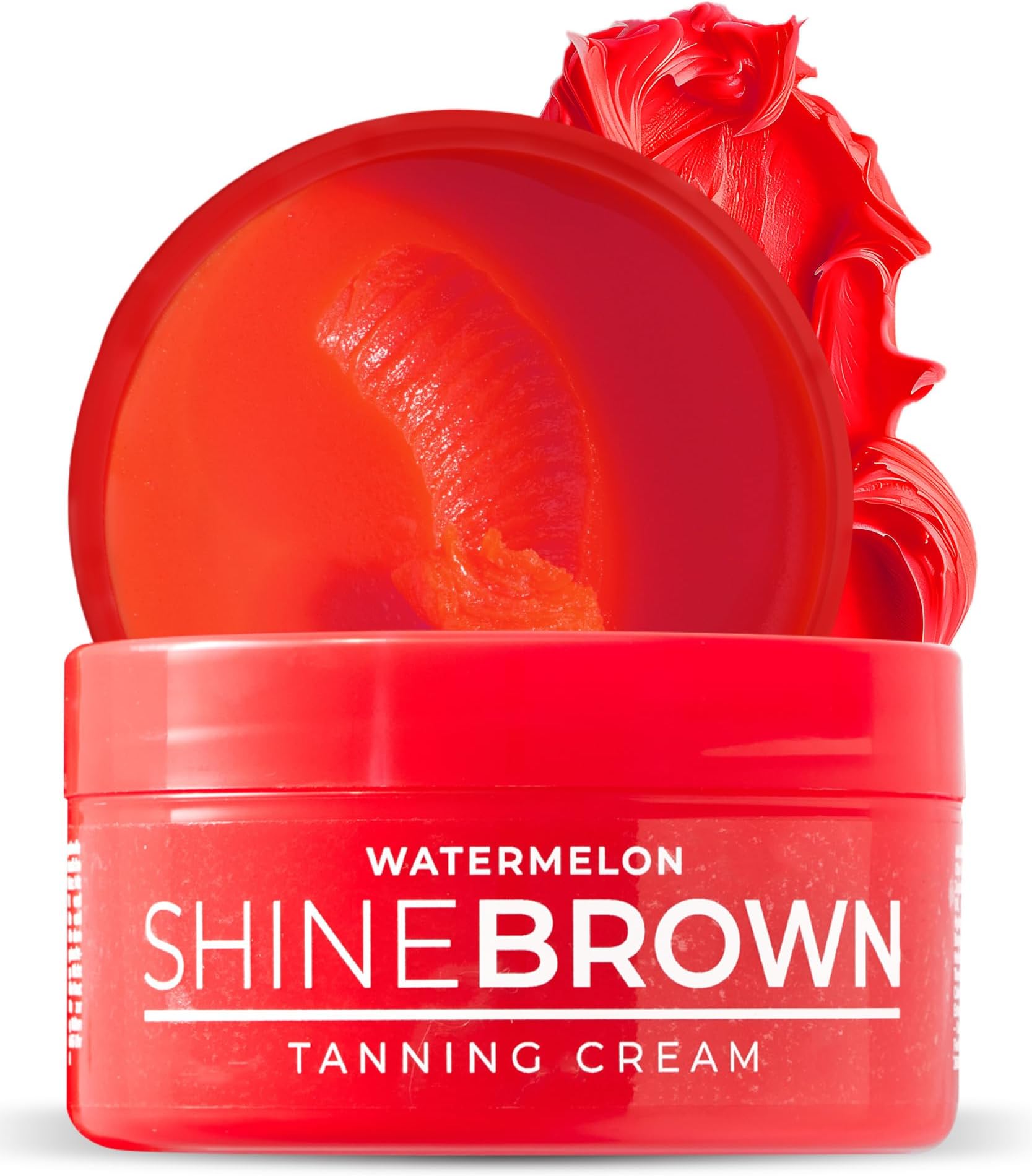 Byrokko Shine Brown Watermelon Tanning Accelerator Cream (200 ml), Tanning Cream Works in the Sun and in the Solarium, Super Active Cream for Maximum Tan