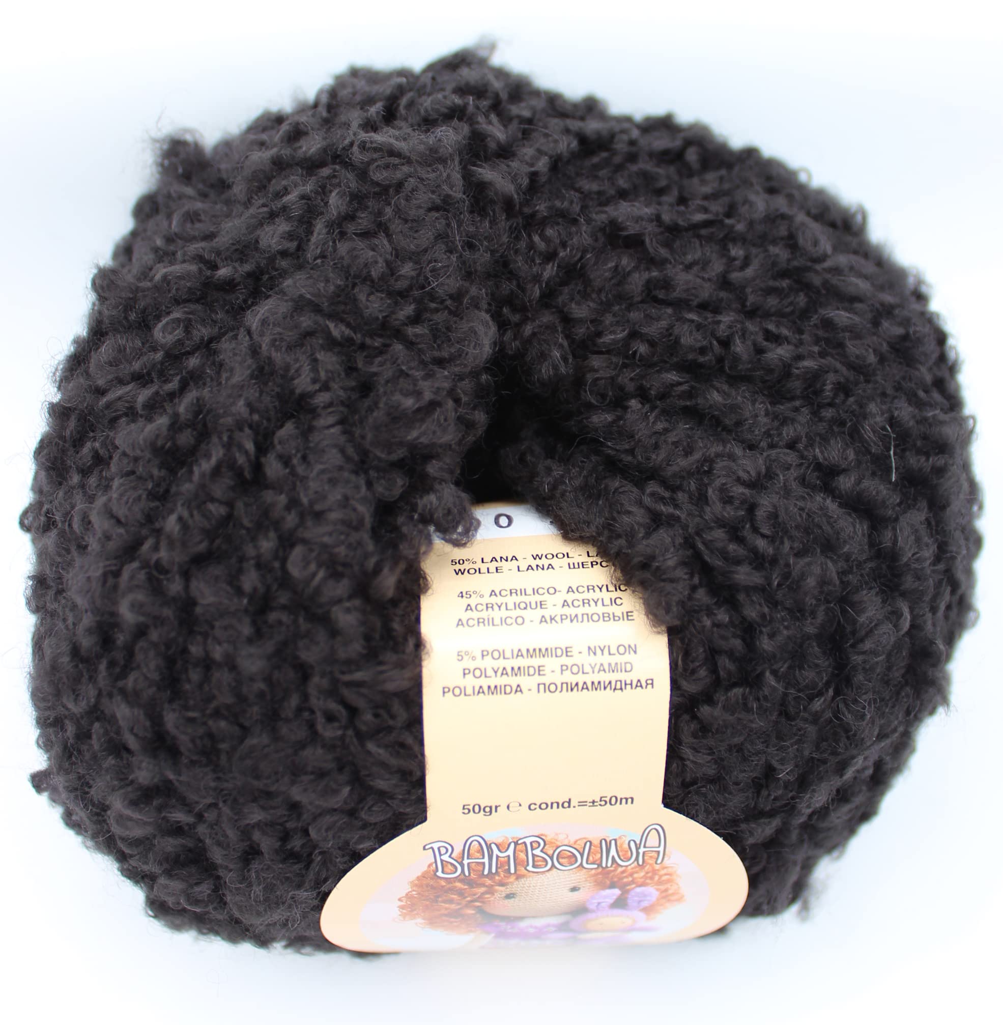 Filato Lana Bambolina - Silke - Capelli Ricci per Amigurumi