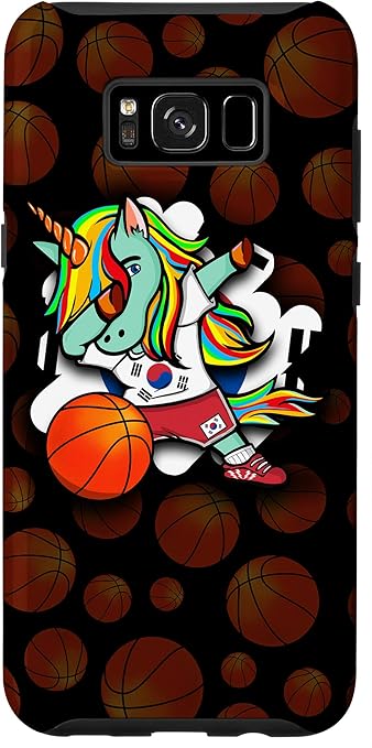 Amazon Co Jp Galaxy S8 Dabbing ユニコーン 韓国 バスケットボール ファン ジャージ スポーツ スマホケース Electronics