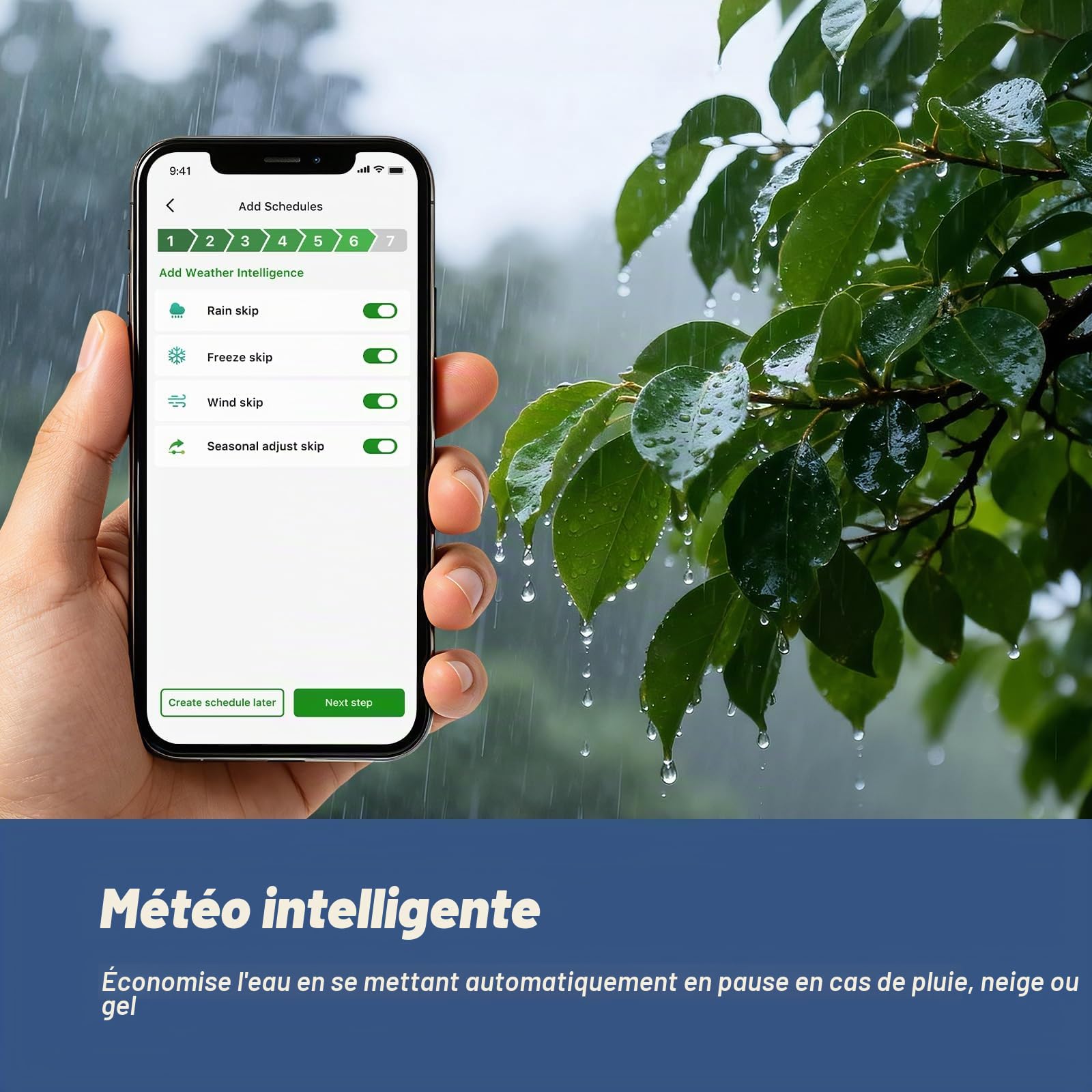 Inkbird Programmateur Arrosage Connecté WiFi, 12 Voies, Boîte de Protection | Contrôle APP,16 Programmes d'arrosage,Fonction Météo Intelligente,Minuteur Arrosage Automatique pour Jardin Pelouse