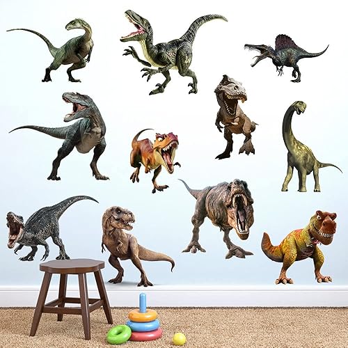 Miniatura 3 de Calcomanías de pared de bosque, calcomanías de pared grandes de pino verde, calcomanías de pared de animales de bosque, despegar y pegar,