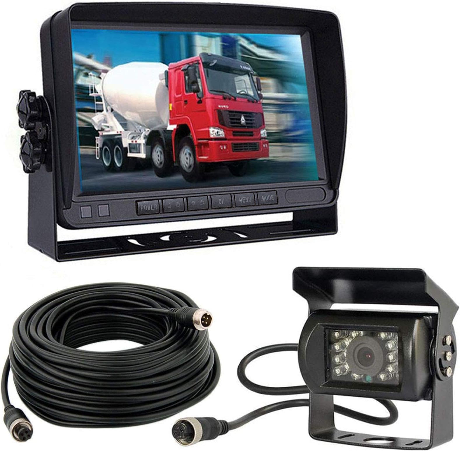 12V-24V Vehicle Parking Camera Monitor System 7