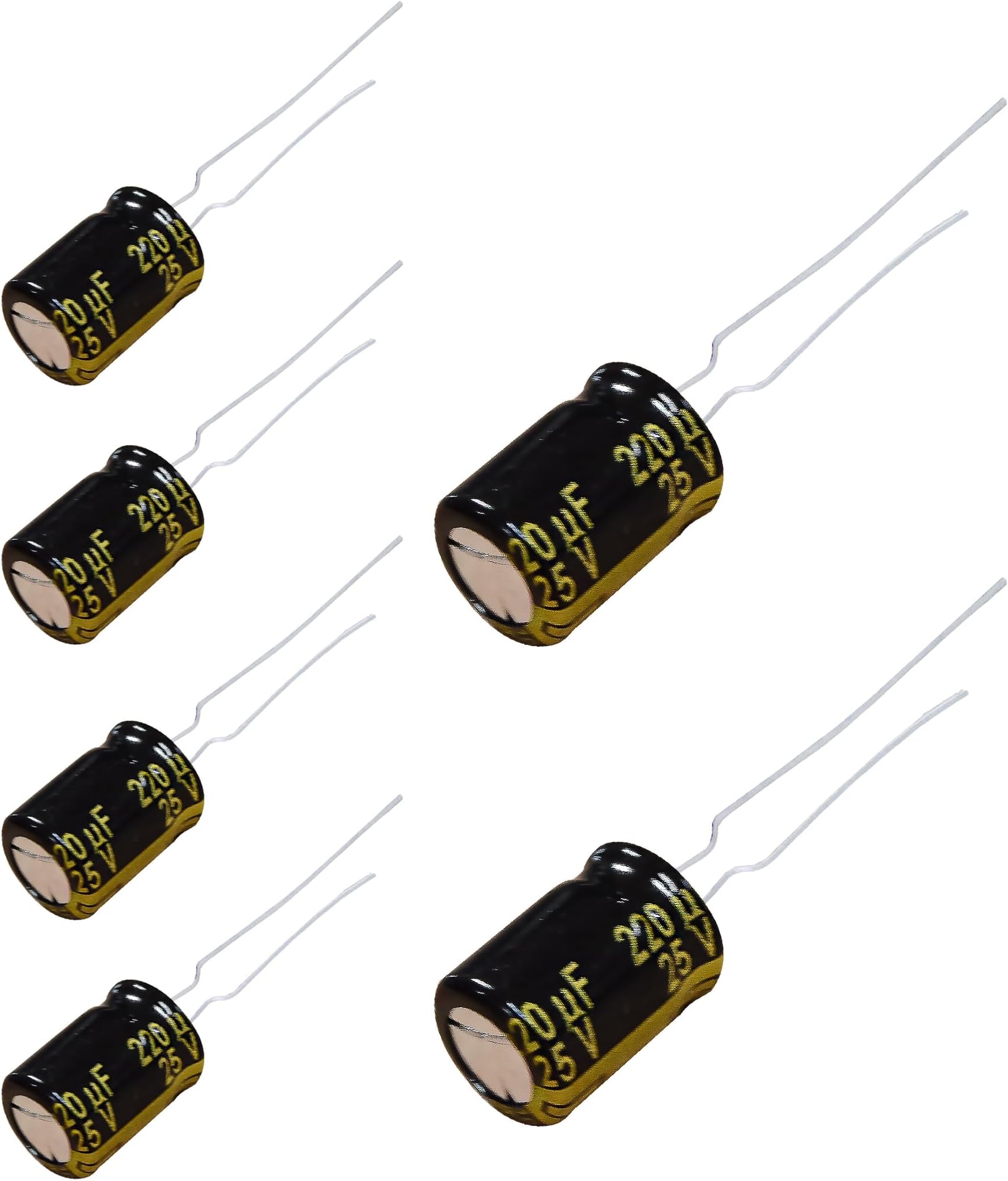 Replacement for 6 pcs Panasonic FM Series Capacitors 25V 220uf Low Impedance