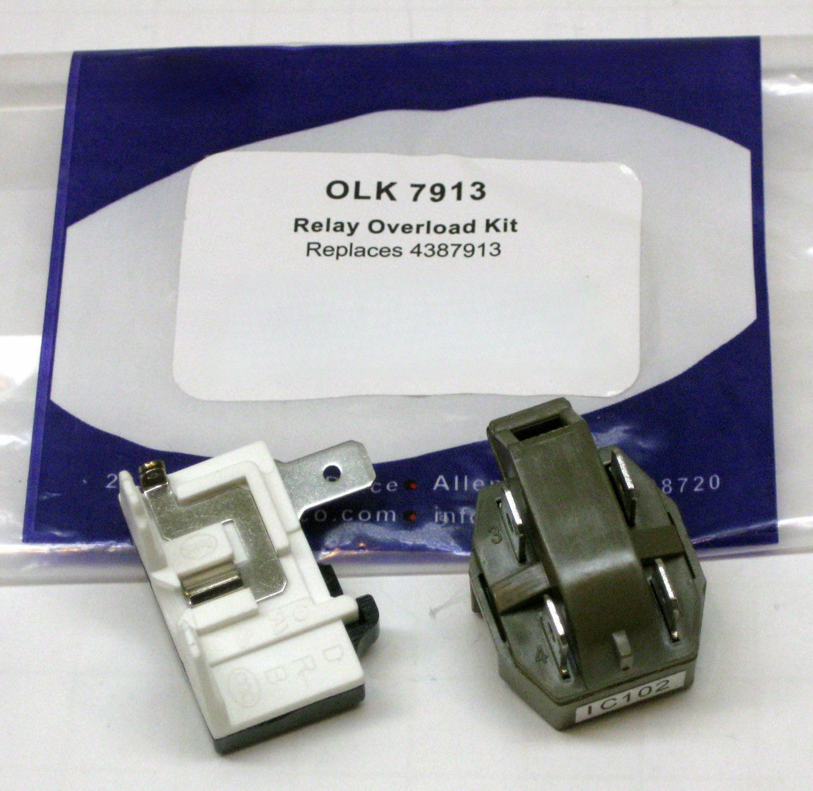 Amazon.com: OLK7913 For Supco Refrigerator Relay and Overload For