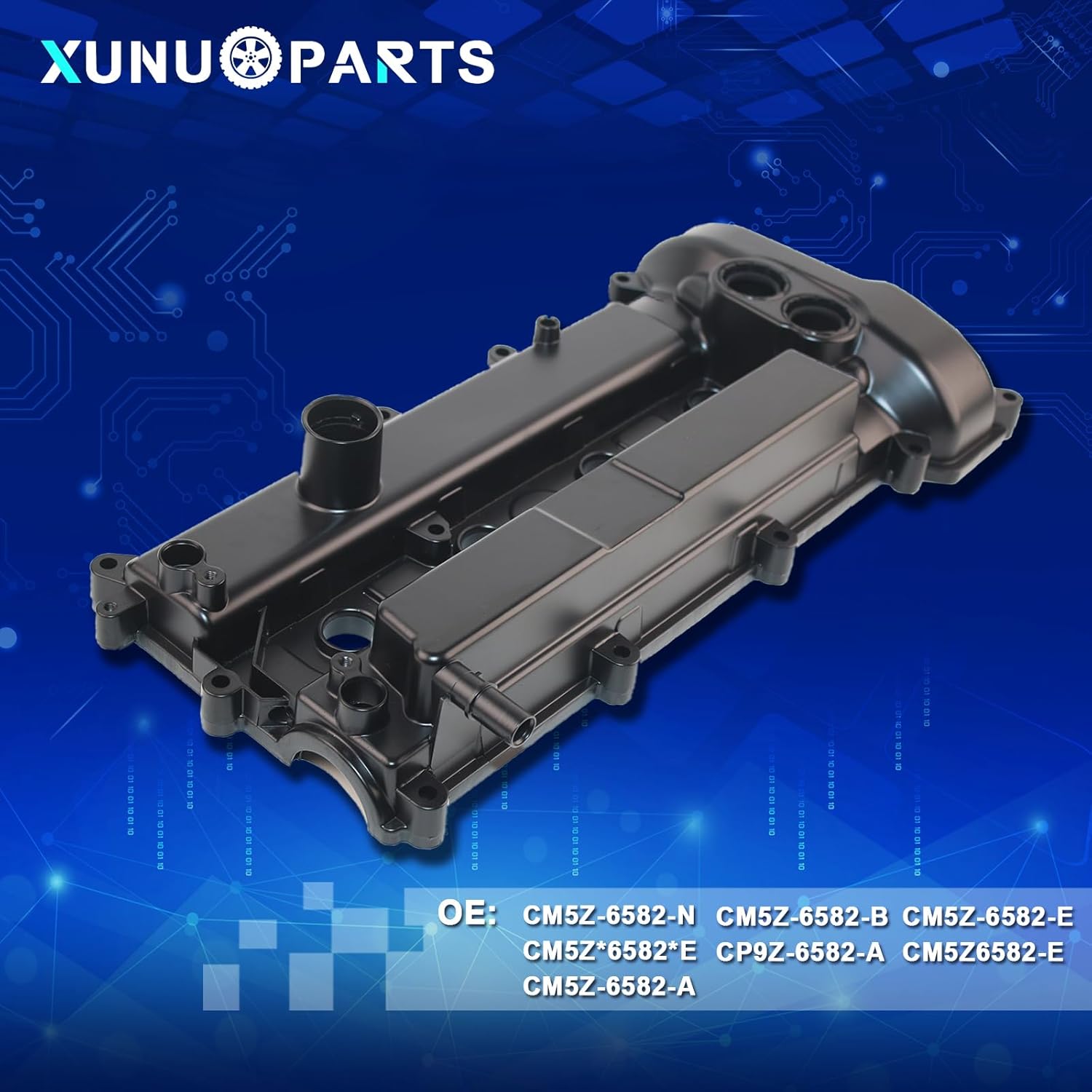 2.0L Aluminum Valve Cover Compatible with 2012-2014 Ford Focus Replace# CM5Z-6582-E CM5Z6582-E