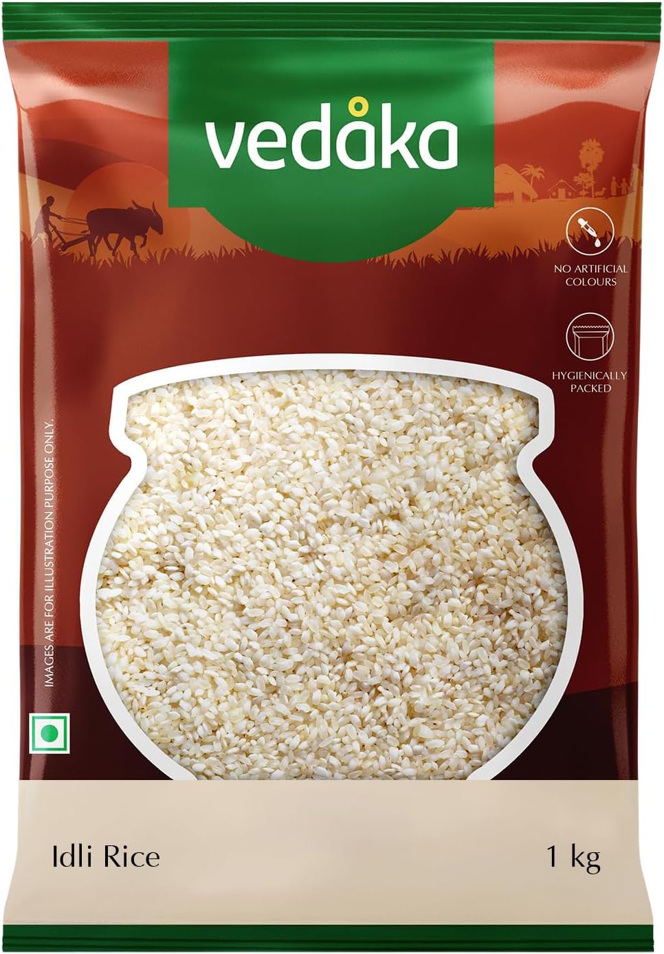 Amazon Brand - Vedaka Idli Rice, 1kg
