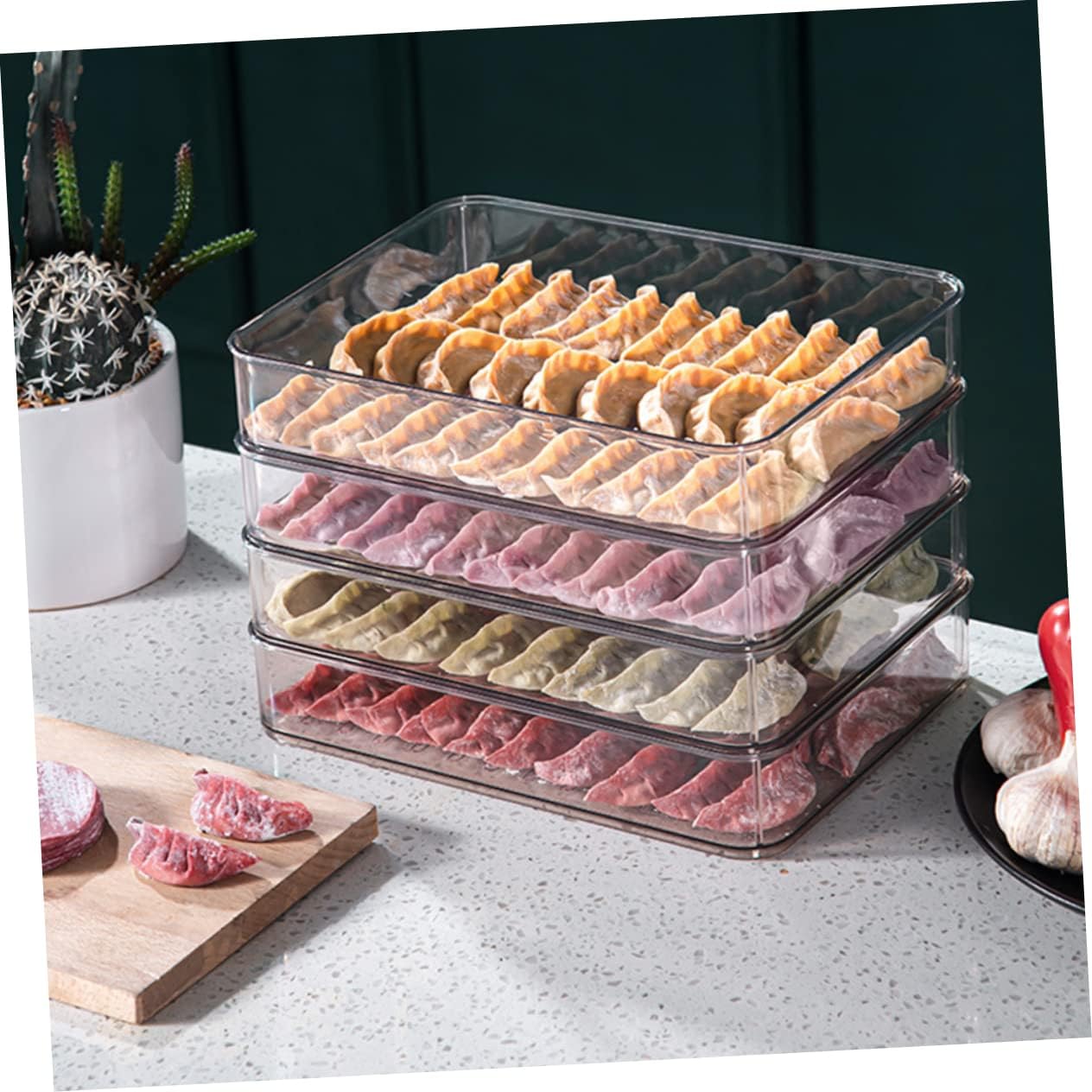 Home Refrigerator Storage Container Fridge Food Container Fruit Food Holder