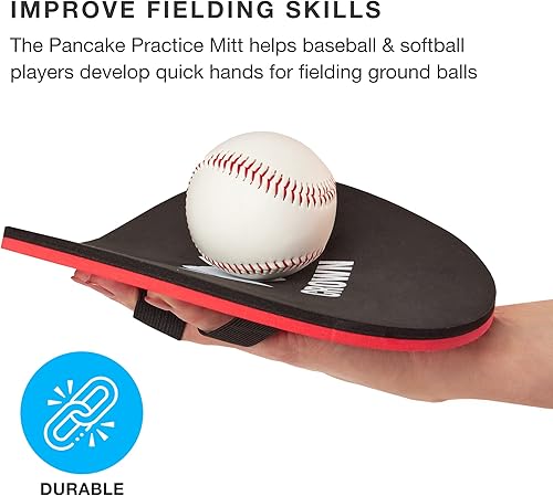 Miniatura 2 de Guantes de práctica de béisbol para panqueques, equipo de entrenamiento de campo de espuma EVA, ambidiestros, accesorios de talla única, reemplazo