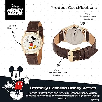 Amazon.com: DISNEY Mickey Watch - Watch for Men - Mickey