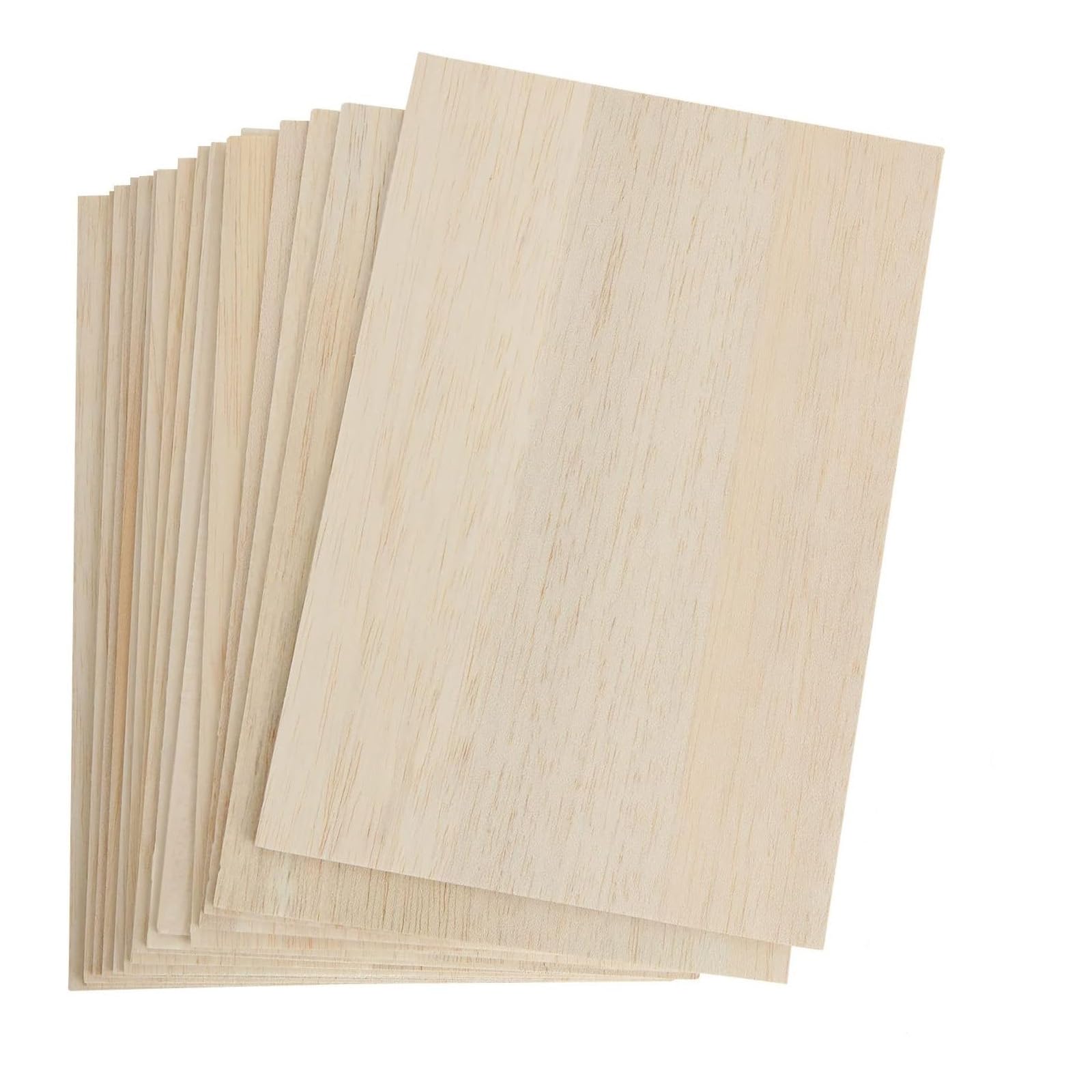 Pack of 10 A3 Plywood Panels, 3 mm, 420 x 300 mm, A3 Plywood Panels, Balsa Wood Panels, Perfect Sheet, Unfinished Plywood Sheet for DIY Woodworking, Laser Processing, Model Making, Painting