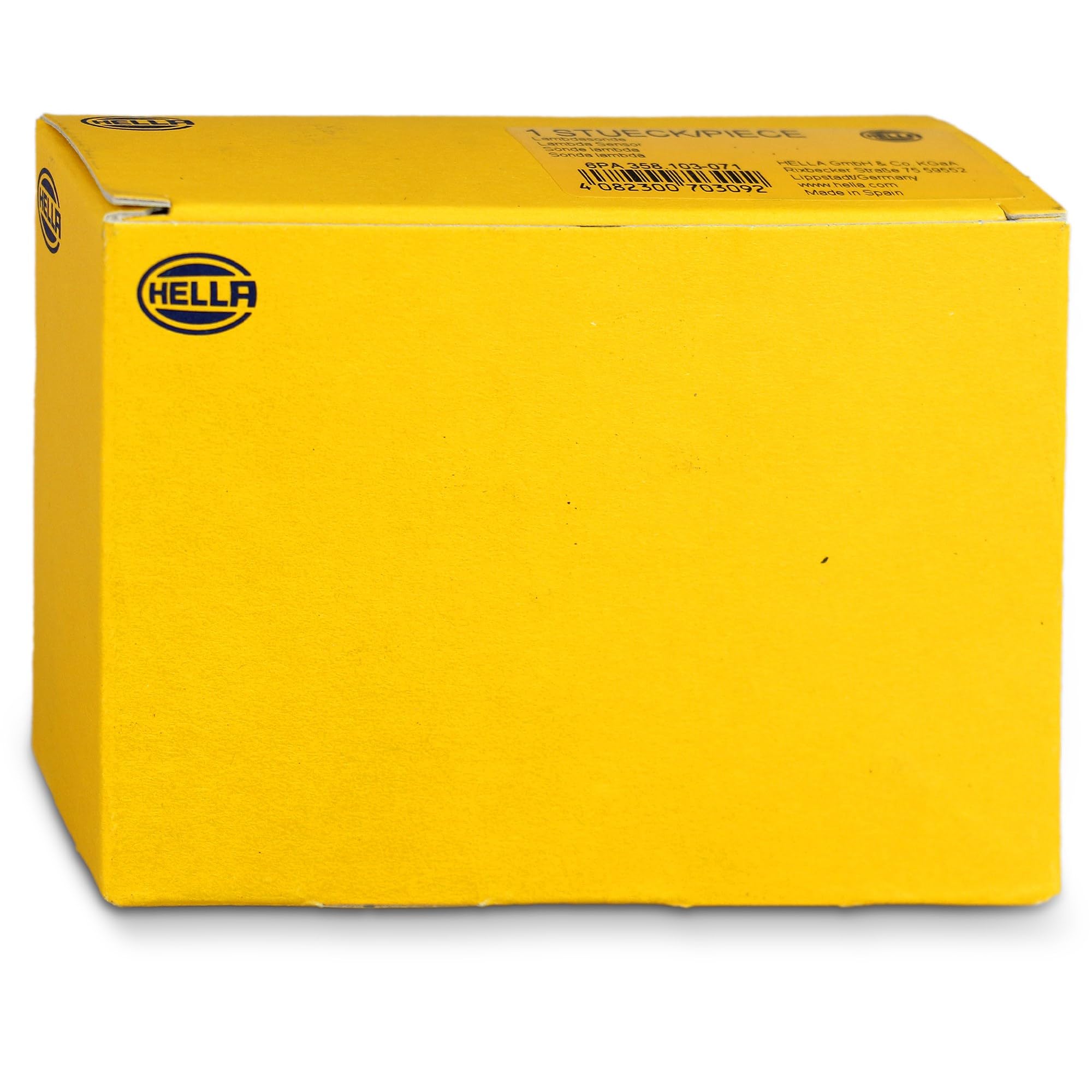 HELLA 6PA 358 103-071 Sonda Lambda - 4polos - Cable: 220mm