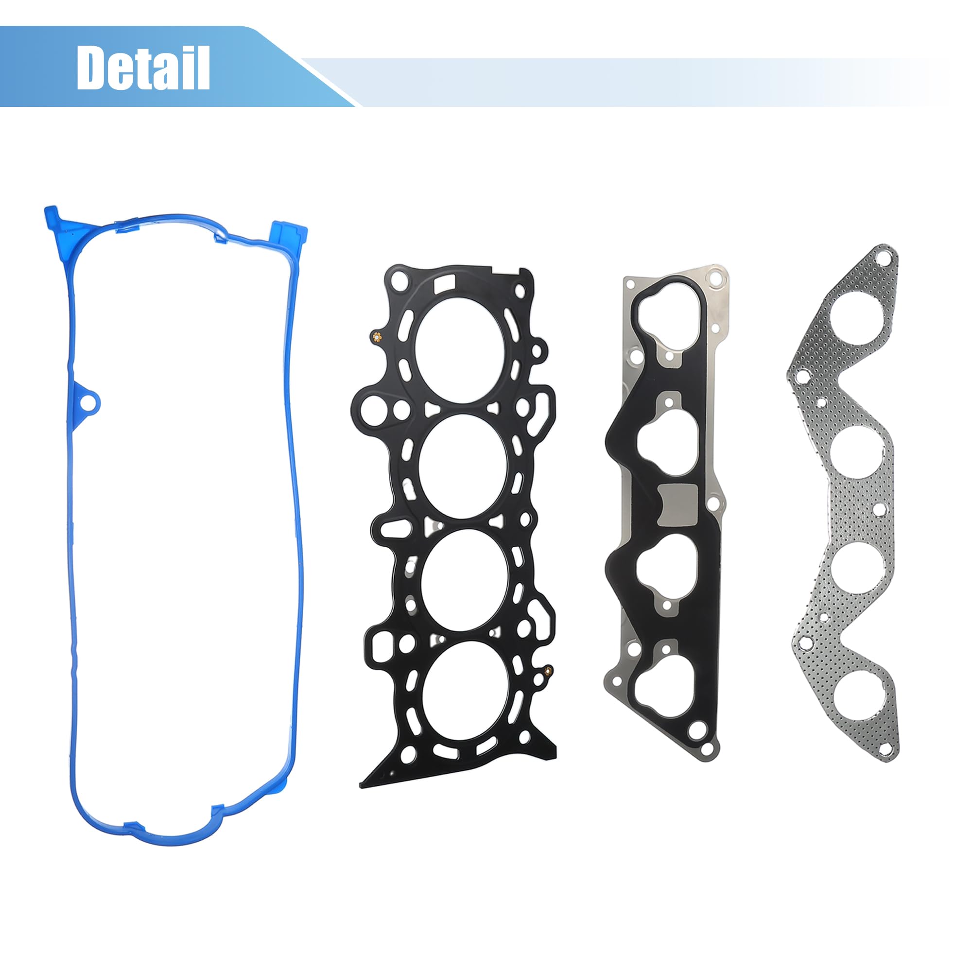 QUARKZMAN 1 Set Guarnizione Testata Motore per Honda Metallo